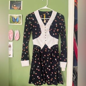 Vintage 60s floral prairie dress (authentic deadstock)